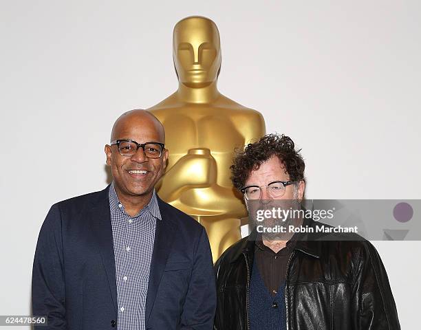 Director of NY Programs and Membership Academy of Motion Picture Arts and Sciences Patrick Harrison and director Kenneth Lonergan attend The Academy...