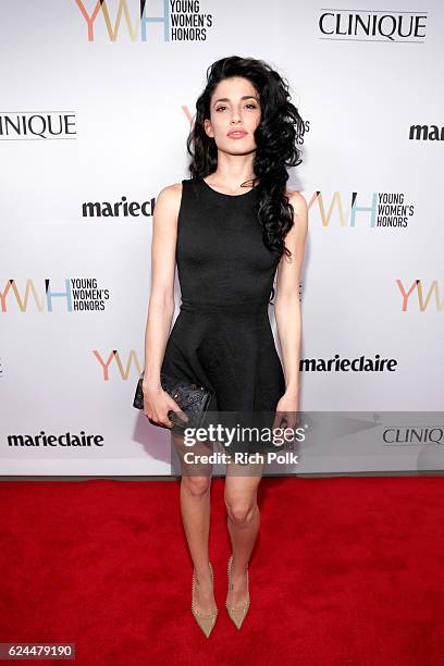 Actress Tania Raymonde attends Marie Claire Young Women's Honors presented by Clinique at Marina del Rey Marriott on November 19, 2016 in Marina del...
