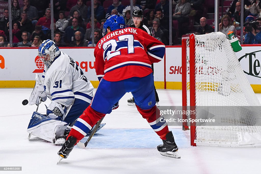 NHL: NOV 19 Maple Leafs at Canadiens