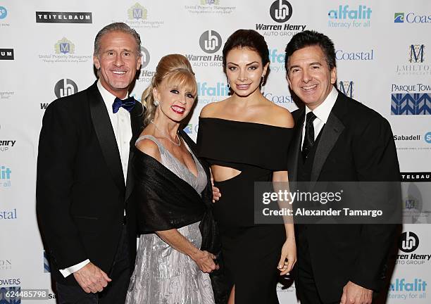 Todd Talbott, BC Talbott, Alexandra Mendoza and Joseph Milton are seen at the 2016 Alfalit International Gala on November 20, 2016 in Miami, Florida.