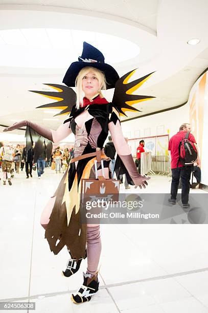 Cosplayer during day 1 of the November Birmingham MCM Comic Con at the National Exhibition Centre in Birmingham, UK on November 19, 2016 in...