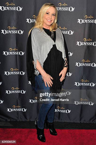 Shannon Beador arrives at the Premiere Event of 'Odysseo By Cavalia' on November 19, 2016 in Irvine, California.