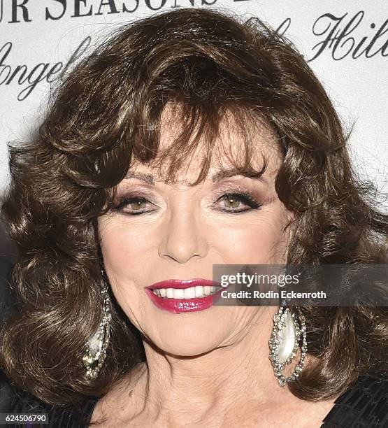 Actress Dame Joan Collins attends Talk Of The Town Gala 2016 at The Beverly Hilton Hotel on November 19, 2016 in Beverly Hills, California.