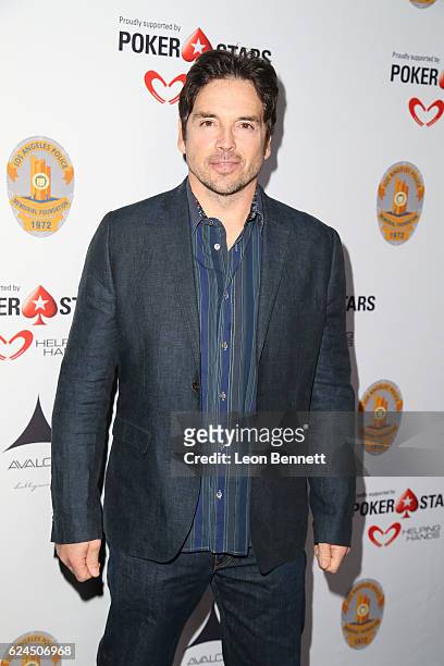 Actor Jason Gedrick arrive at the Los Angeles Police Memorial Foundation Celebrity Poker Tournament & Party - Arrivals at Avalon Hollywood on...
