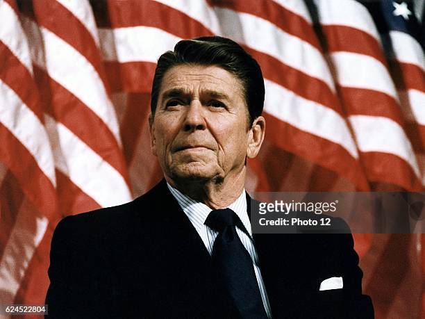 Ronald Wilson Reagan, 40th President of the United States and 33rd Governor of California .