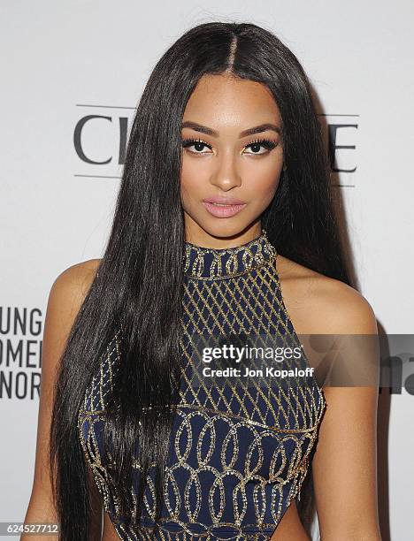 Jessica Jarrell arrives at the 1st Annual Marie Claire Young Women's Honors at Marina del Rey Marriott on November 19, 2016 in Marina del Rey,...