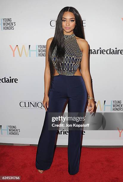 Jessica Jarrell arrives at the 1st Annual Marie Claire Young Women's Honors at Marina del Rey Marriott on November 19, 2016 in Marina del Rey,...