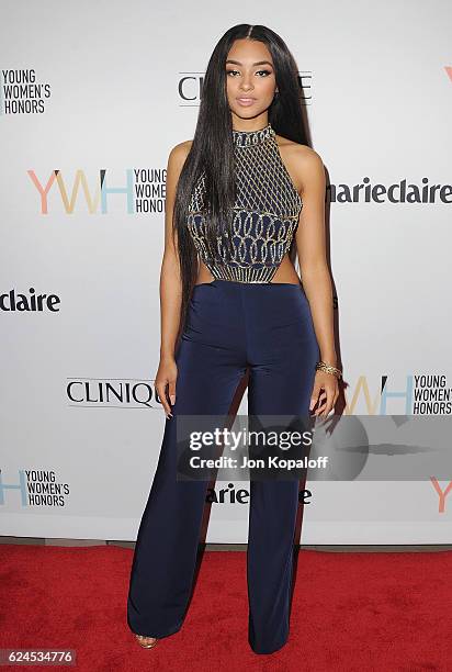 Jessica Jarrell arrives at the 1st Annual Marie Claire Young Women's Honors at Marina del Rey Marriott on November 19, 2016 in Marina del Rey,...