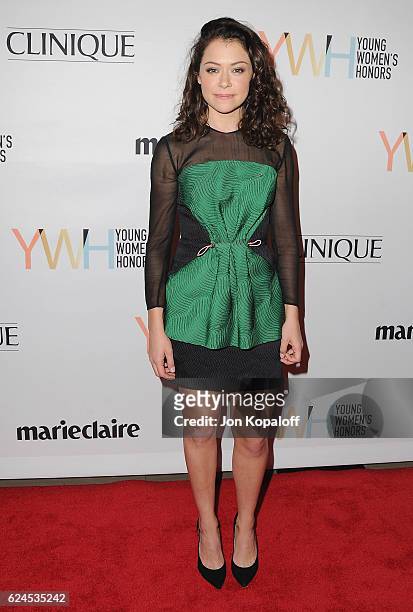 Actress Tatiana Maslany arrives at the 1st Annual Marie Claire Young Women's Honors at Marina del Rey Marriott on November 19, 2016 in Marina del...