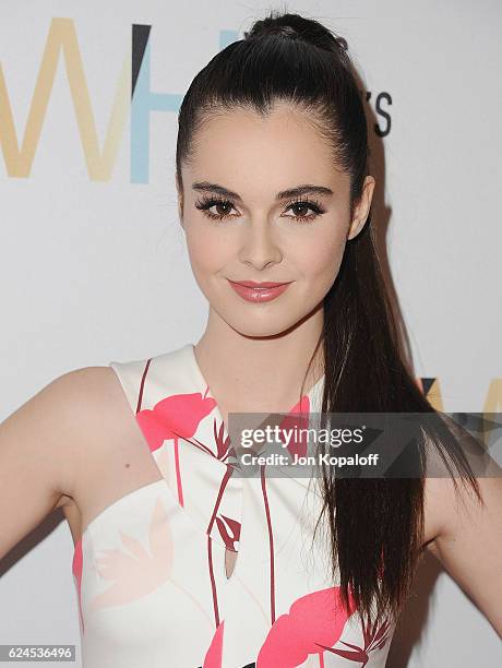 Actress Vanessa Marano arrives at the 1st Annual Marie Claire Young Women's Honors at Marina del Rey Marriott on November 19, 2016 in Marina del Rey,...