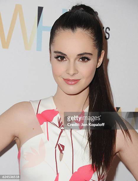 Actress Vanessa Marano arrives at the 1st Annual Marie Claire Young Women's Honors at Marina del Rey Marriott on November 19, 2016 in Marina del Rey,...