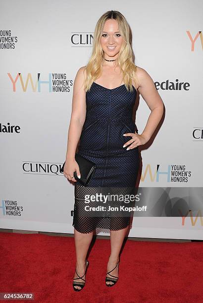 Social influencer Alisha Marie arrives at the 1st Annual Marie Claire Young Women's Honors at Marina del Rey Marriott on November 19, 2016 in Marina...