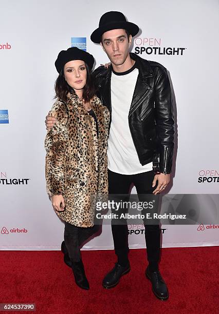 Actress Shenae Grimes and musician Josh Beech attend the 3rd Annual Airbnb Open Spotlight at Various Locations on November 19, 2016 in Los Angeles,...