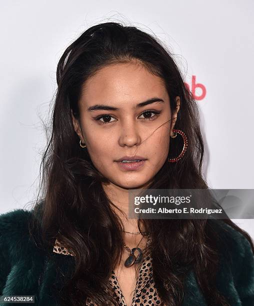 Actress/model Courtney Eaton attends the 3rd Annual Airbnb Open Spotlight at Various Locations on November 19, 2016 in Los Angeles, California.