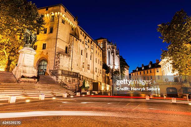 chateau des ducs de savoie in chambery - savoie stock pictures, royalty-free photos & images