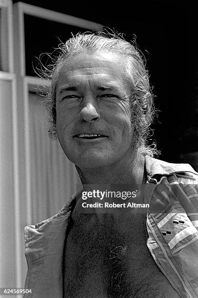 American psychologist Timothy Leary poses for a portrait at home February, 1969 in Berkeley, California.