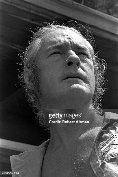 American psychologist Timothy Leary poses for a portrait at home February, 1969 in Berkeley, California.