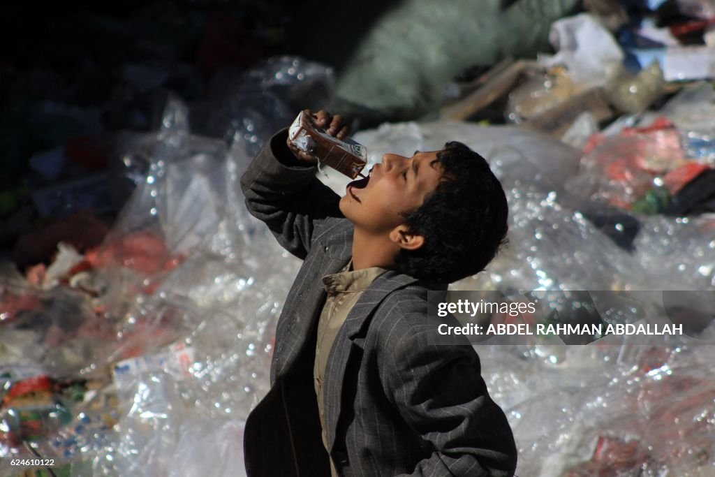 YEMEN-CONFLICT-POVERTY-CHILDREN