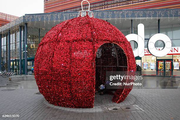 Daily life in Bydgoszcz, Poland on November 19 2016 ahead of the Christmas shopping season.