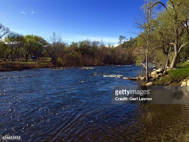 kern river at kernville, california - kernville stock pictures, royalty-free photos & images