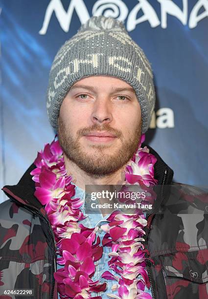 Rick Edwards attends the UK Gala screening of "MOANA" at BAFTA on November 20, 2016 in London, England.