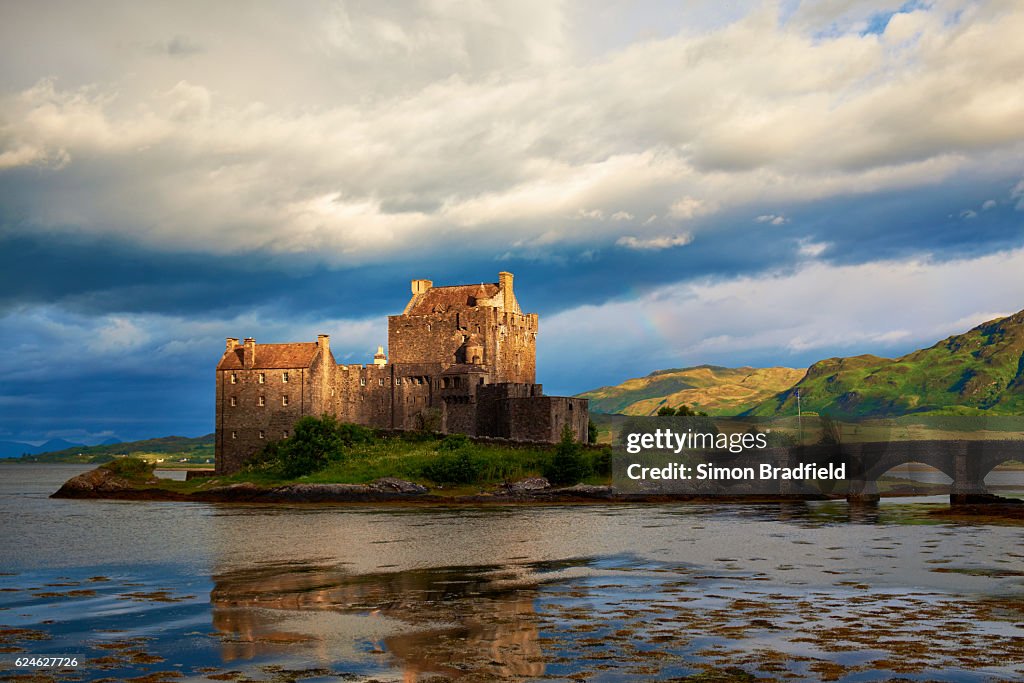 The Castle Of Eileen Donan In Scotland