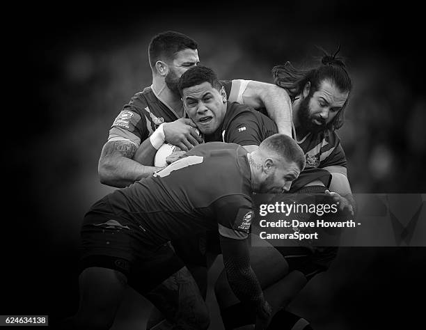 During the Four Nations match between the New Zealand Kiwis and Australian Kangaroos at Anfield on November 20, 2016 in Liverpool, United Kingdom....