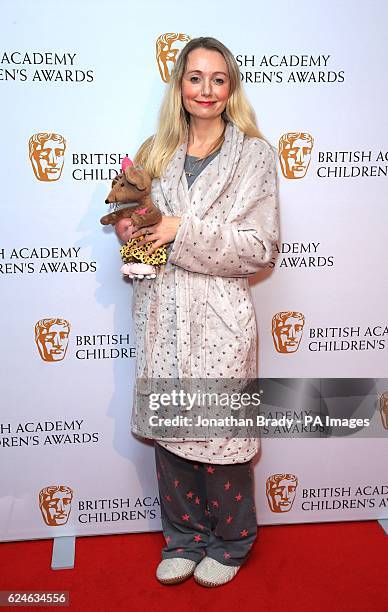 Cerrie Burnell arrives at the British Academy Children's Awards, at the Roundhouse in Camden, north London.