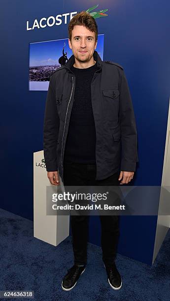 Greg James attends the Lacoste VIP Lounge at ATP World Finals 2016 on November 20, 2016 in London, England.