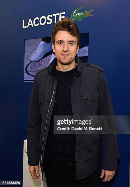 Greg James attends the Lacoste VIP Lounge at ATP World Finals 2016 on November 20, 2016 in London, England.