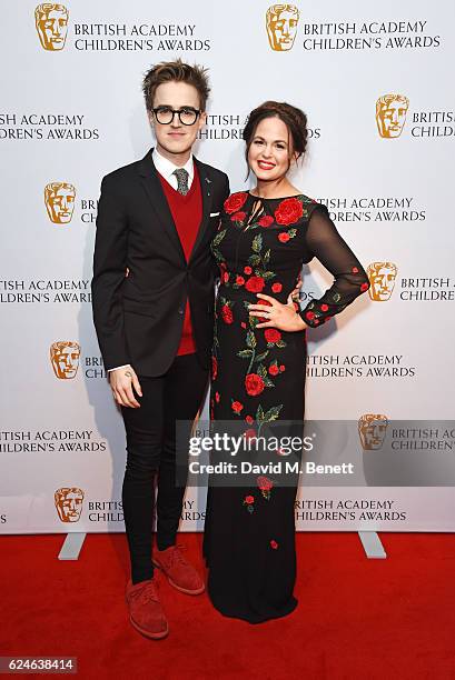 Tom Fletcher and Giovanna Fletcher attend the BAFTA Children's Awards at The Roundhouse on November 20, 2016 in London, England.