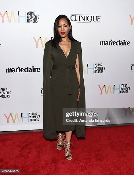 Actress Dawn-Lyen Gardner arrives at the 1st Annual Marie Claire Young Women's Honors at the Marina del Rey Marriott on November 19, 2016 in Marina...