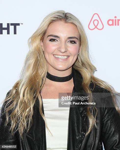 Actress Rydel Lynch attends the 3rd annual Airbnb Open Spotlight on November 19, 2016 in Los Angeles, California.