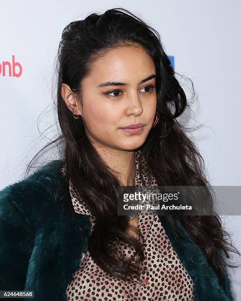 Actress Courtney Eaton attends the 3rd annual Airbnb Open Spotlight on November 19, 2016 in Los Angeles, California.