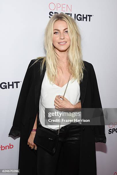 Actress/Dancer Julianne Hough attends Open Spotlight at The Oasis during Airbnb Open LA - Day 3 on November 19, 2016 in Los Angeles, California.