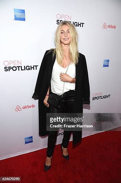 Actress/Dancer Julianne Hough attends Open Spotlight at The Oasis during Airbnb Open LA - Day 3 on November 19, 2016 in Los Angeles, California.