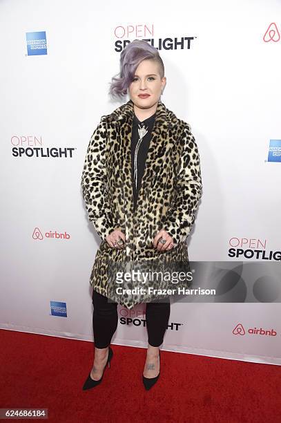 Singer Kelly Osbourne attends Open Spotlight at The Oasis during Airbnb Open LA - Day 3 on November 19, 2016 in Los Angeles, California.