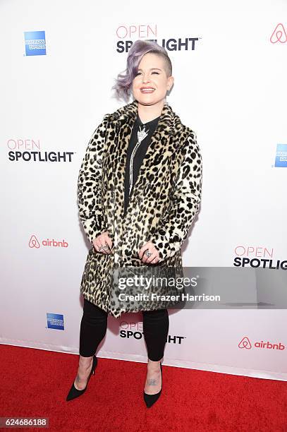 Singer Kelly Osbourne attends Open Spotlight at The Oasis during Airbnb Open LA - Day 3 on November 19, 2016 in Los Angeles, California.