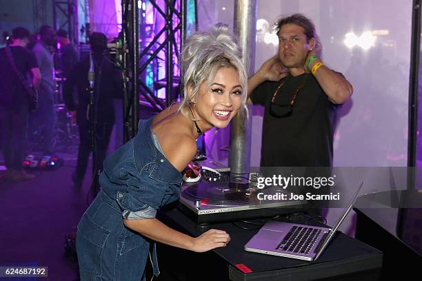 Amy Pham at Open Spotlight at The Oasis during Airbnb Open LA - Day 3 on November 19, 2016 in Los Angeles, California.