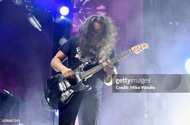 Musical artist Bobb Brunofrom the rock duo Best Coast performs onstage at Open Spotlight at The Oasis during Airbnb Open LA - Day 3 on November 19,...