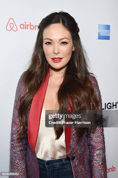 Actress Lindsay Price attends Open Spotlight at The Oasis during Airbnb Open LA - Day 3 on November 19, 2016 in Los Angeles, California.