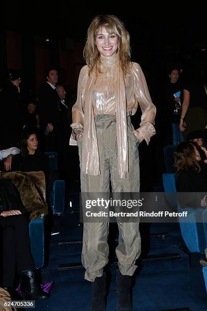 Actress Pauline Lefevre attends the "Allied - Allies"- Paris Premiere at Cinema UGC Normandie on November 20, 2016 in Paris, France.