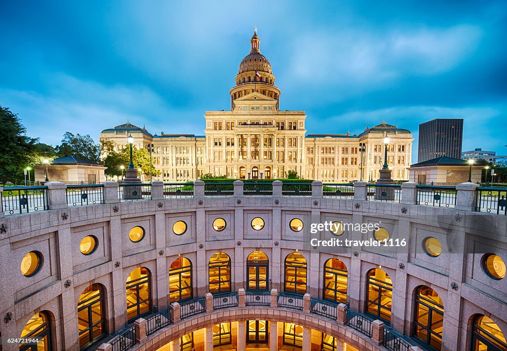 Edificio del Capitolio del Estado de Texas en Austin