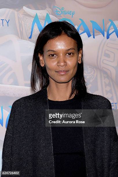 Liya Kebede attends Disney & The Cinema Society Host a Special Screening of "Moana" at Metrograph on November 20, 2016 in New York City.