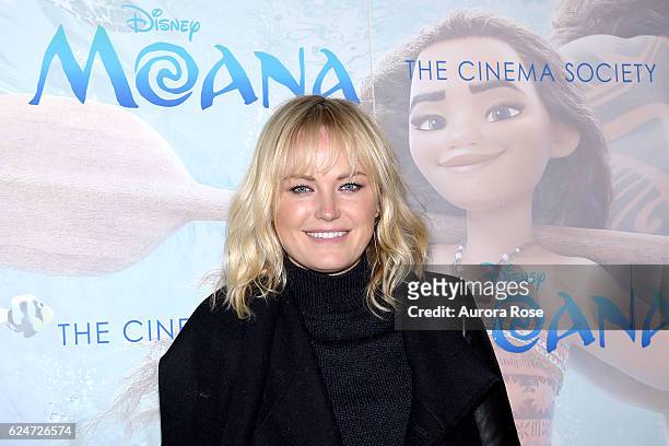 Malin Akerman attends Disney & The Cinema Society Host a Special Screening of "Moana" at Metrograph on November 20, 2016 in New York City.