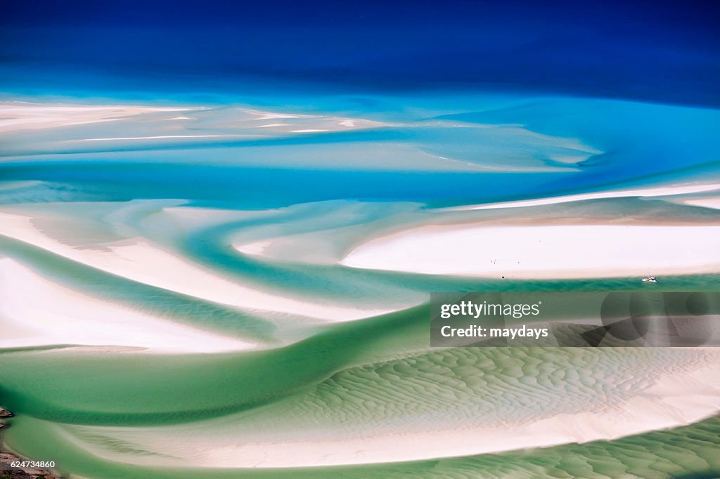 Whitsundays islands aerial view, Australia