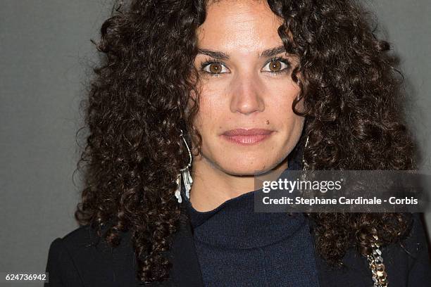 Barbara Cabrita attends the "Allied - Allies"- Paris Premiere at Cinema UGC Normandie on November 20, 2016 in Paris, France.