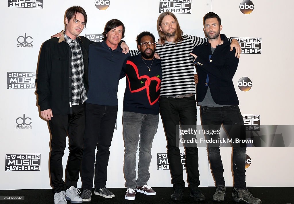 2016 American Music Awards - Press Room