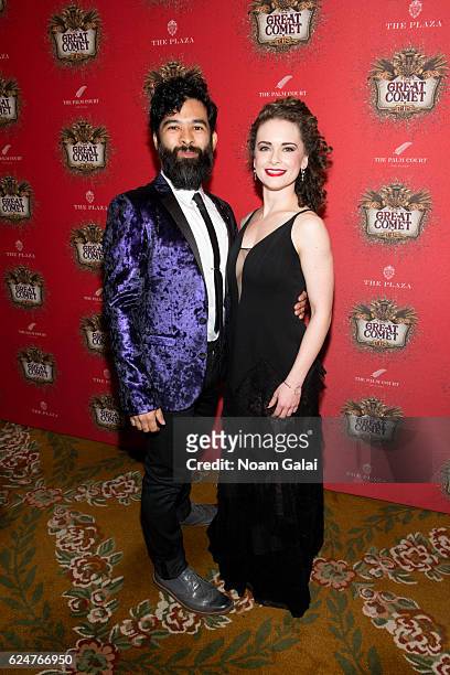 Paul Pinto attends the after party for the 'Natasha, Pierre & The Great Comet Of 1812' opening night on Broadway at The Plaza Hotel on November 14,...