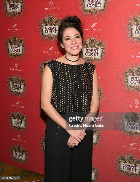 Rachel Chavkin attends the after party for the 'Natasha, Pierre & The Great Comet Of 1812' opening night on Broadway at The Plaza Hotel on November...